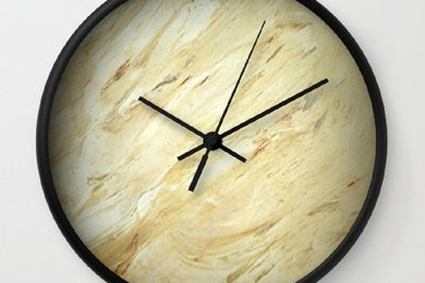 Marble Clock - Old World Marble II - Faux Finishes Wall Clock