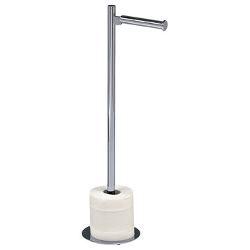 DW 11 Free Standing Toilet Paper Holder in Chrome