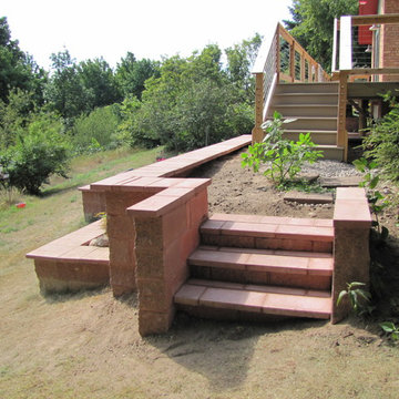 Deck and Retaining Walls