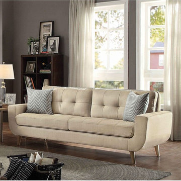 BEIGE MODERN STYLE COUCH