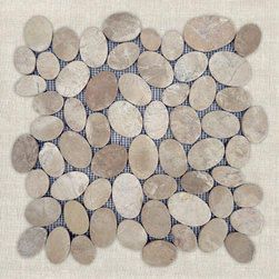 SURYA - Sand | 12" x 12" | Marble Mosaic - Mosaic Tile