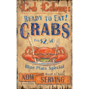 Crab Calloway Vintage Wooden Sign, 15"x26"
