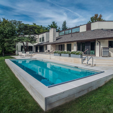 Lake Forest Rectilinear Swimming Pools
