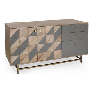 Coast to Coast Two Door Three Drawer Credenza