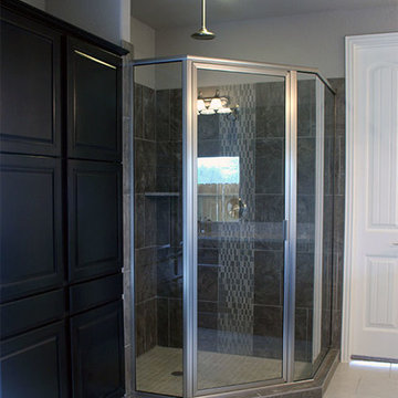 Modern Black Cabinet Bathroom