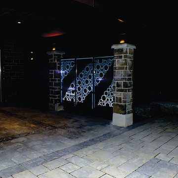 Illuminated Glass Privacy Panels