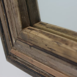 Harriot Multi Reclaimed/Recycled Wood Layered Mirror Frame - Wall Mirrors