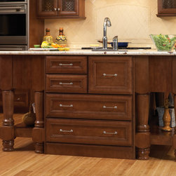 Island End Created with Island Components - Kitchen Islands And Kitchen Carts