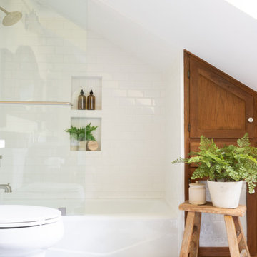 Two Traditional Bathrooms Remodels