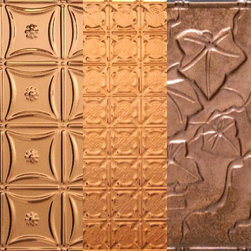 Metal Sample Pack of 3 Copper Finishes - Wallpaper
