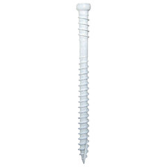 #8-11 X 1 1/4 Large Round Washer Head Wood Screw, Phillips|Square, Coarse,  Type 17, Zinc