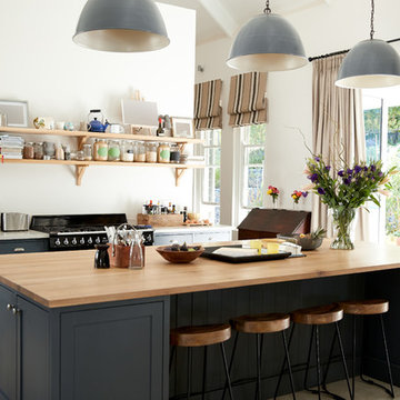 Blissful Blue Kitchen