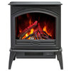 Cast Iron Freestand Electric Fireplace, 50cm