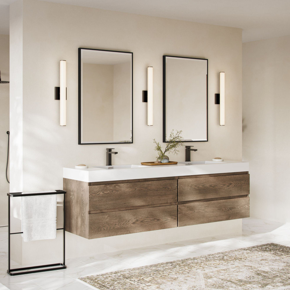 Boutique Bath Vanity, 80" - Contemporary - Bathroom Vanities And Sink ...