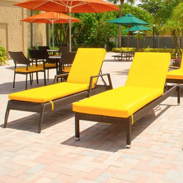 Edge Collection Contemporary Chaise