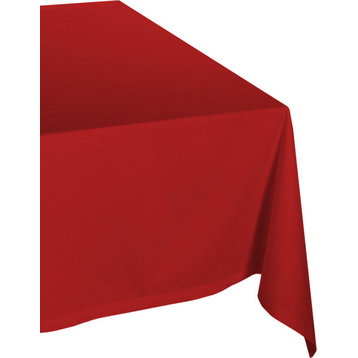 Polyester Tablecloth, Red, 52"x70"