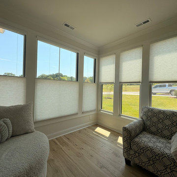 Top-down, bottom-up cellular shades in Davidos