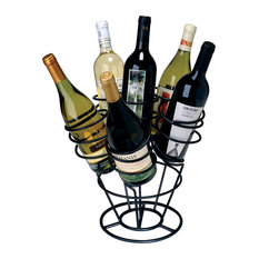 12X12 Storage Cubes Wine Racks | Houzz - Oenophilia - Bottle Bouquet, Black, Black, 12 X 12 X 12 - Wine