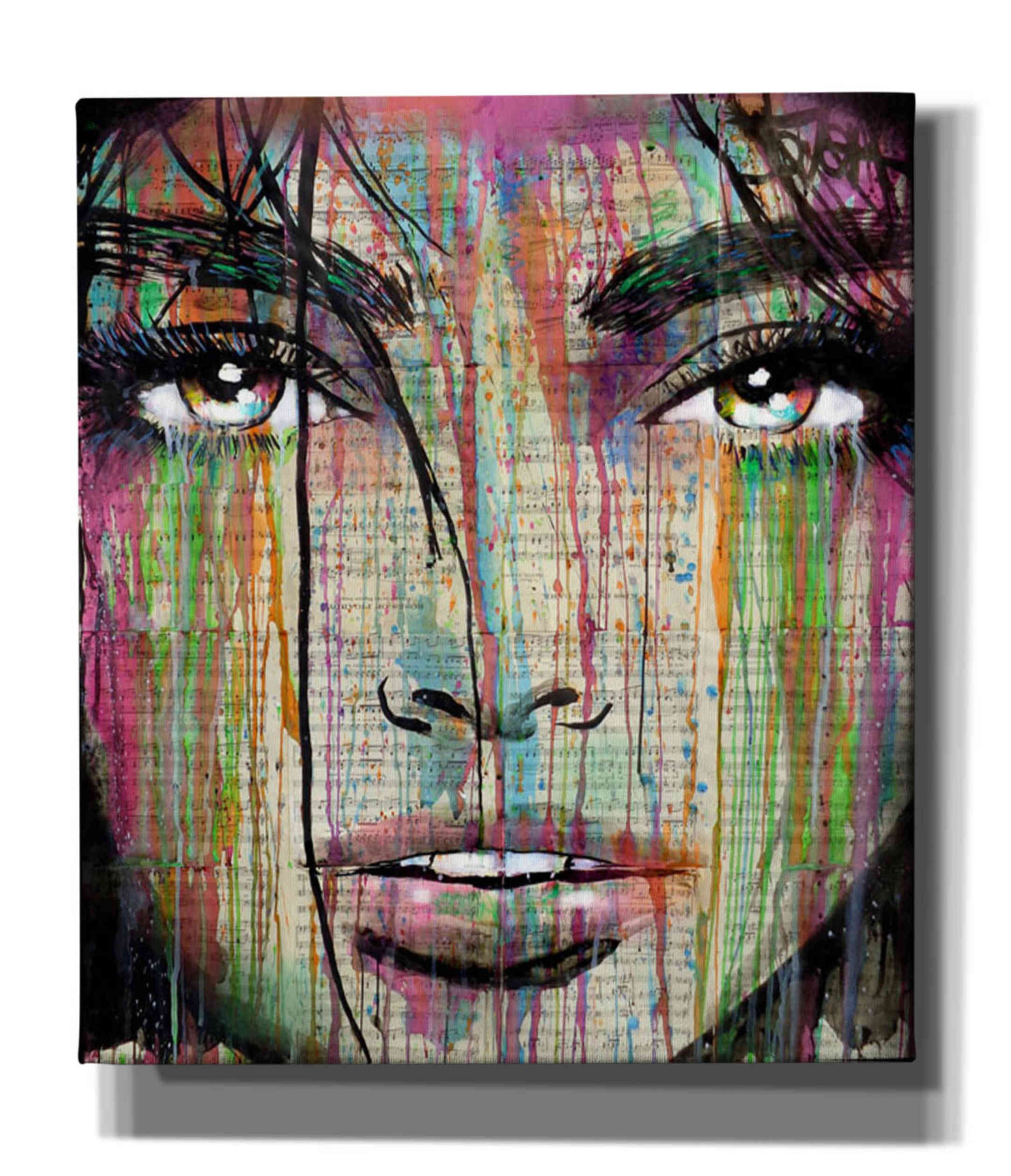Epic Graffiti'Path In The Woods' by Susan Ball, Giclee Canvas Wall Art