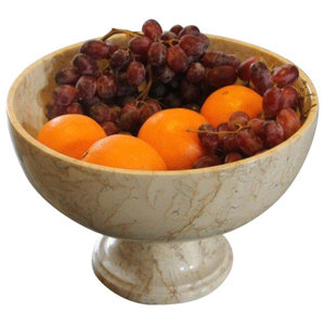OK Lighting 6.25 H Glass Decorative Fruit Bowl Set