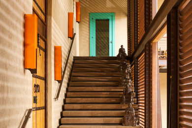 Eclectic staircase photo in New York