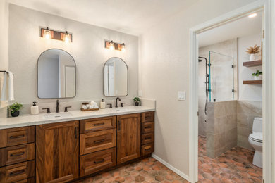 Inspiration for a mediterranean bathroom remodel in Other