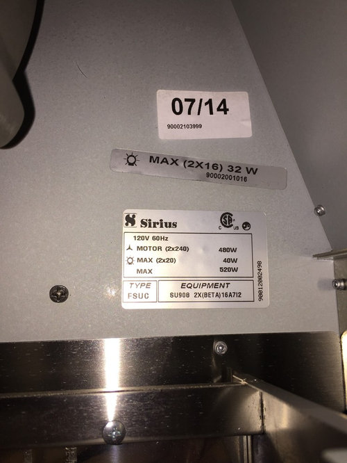 sirius range hood light bulb replacement