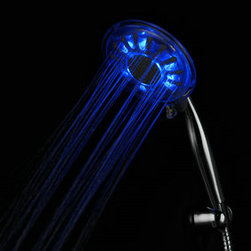 Contemporary Two Functions Color Changing LED Hand Shower SH008 - Showerheads And Body Sprays