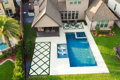 Example of a pool design in New Orleans