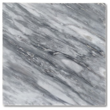 Bardiglio Gray Marble 6x6 Wall Floor Kitchen Bathroom Tile Polished, 100 sq.ft.