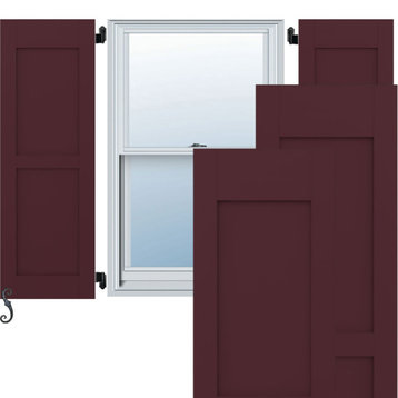 Two Equal Flat Panel Shutters (Per Pair)