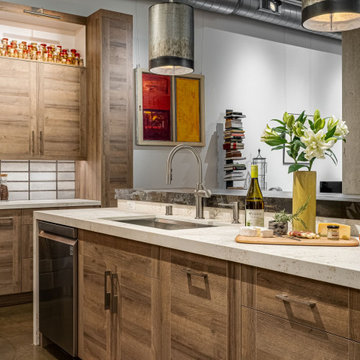 Warm Contemporary Kitchen | Minneapolis, MN | Sawhill