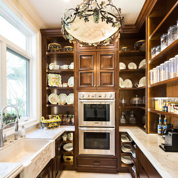 Bel Air Neo-Classical Kitchen Butler Pantry