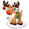 Personalizable General Christmas Moose Ornament
