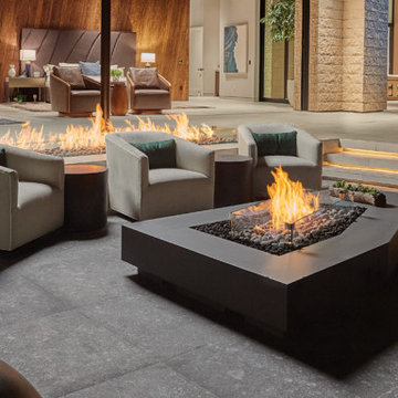 Fire Garden’s Linear Fire Pits
