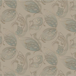 Leaves Jacobean - Wallpaper