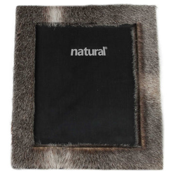 11" X 13" Grey  Cowhide   8" X 10" Picture Frame