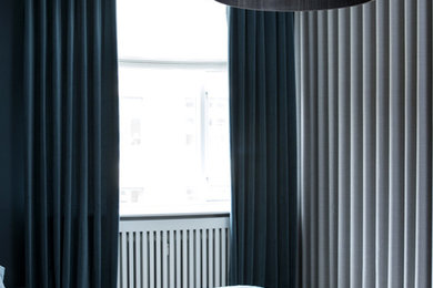 Photo of a modern bedroom in Copenhagen.