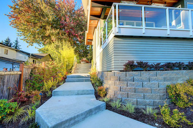 Inspiration for a modern living room remodel in Seattle