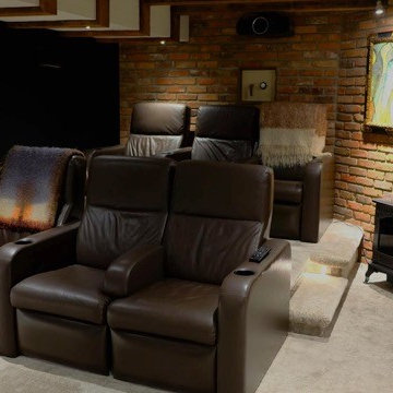 Home Theatre Room and Broadloom Carpeting