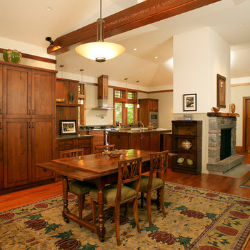 Mission Style House Dining Room