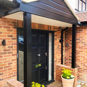 Door canopy installation in Loughton, Essex