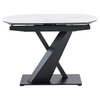 Modrest Jarman Contemporary Ceramic Extendable Dining Table
