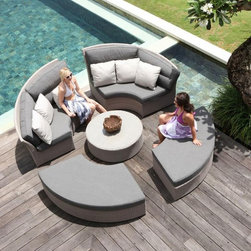 Skyline Bisham Day Bed and Sofa Set - Garden Lounge Sets