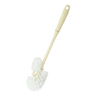 Superio Toilet Brush, Toilet Bowl Cleaning System with Scrubbing Wand,  Under Rim Lip Brush for Bathroom