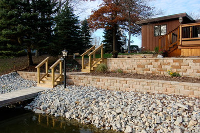 This is an example of a traditional landscaping in Chicago.