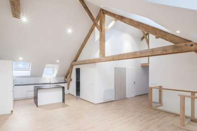リヨンにあるコンテンポラリースタイルのおしゃれな住まいの写真