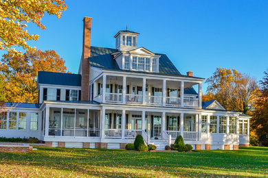 Example of an exterior home design in Baltimore
