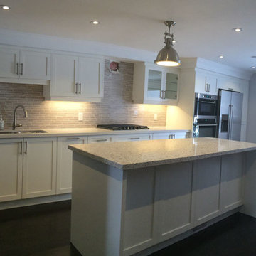Painted MDF Custom Kitchen Cabinets