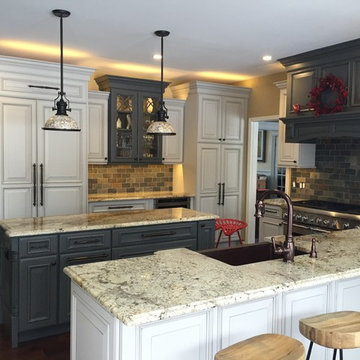 Refined Organic - The Gray & Copper Hued Kitchen